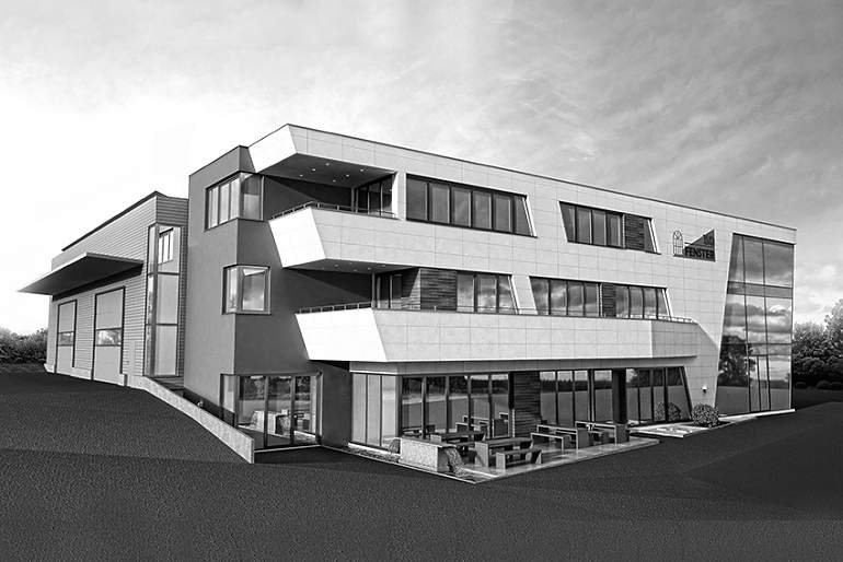 Büro-und Ausstellungsgebäude in Ellhofen