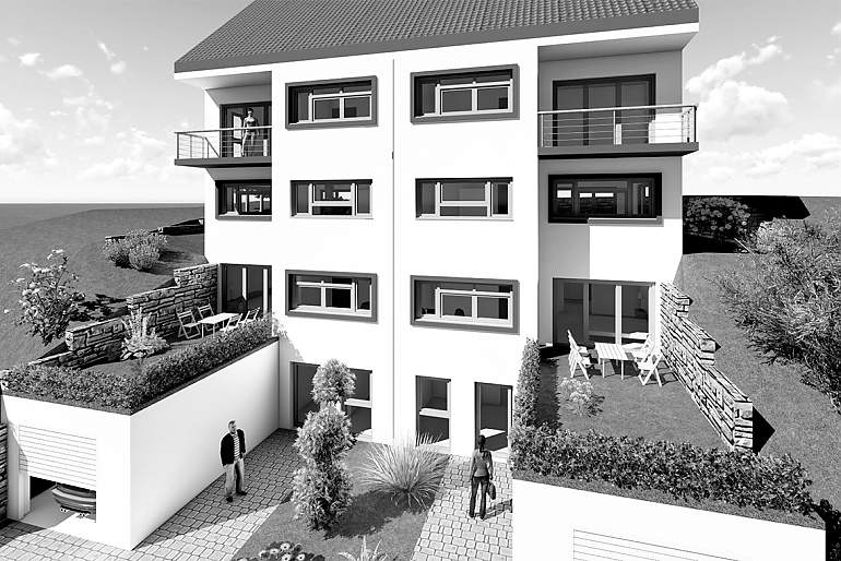Doppelhaus mit 2 Garagen in Stuttgart